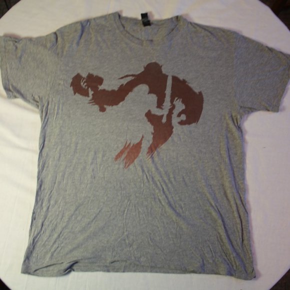 World of warcraft lootcrate shirt grey large - Picture 1 of 4